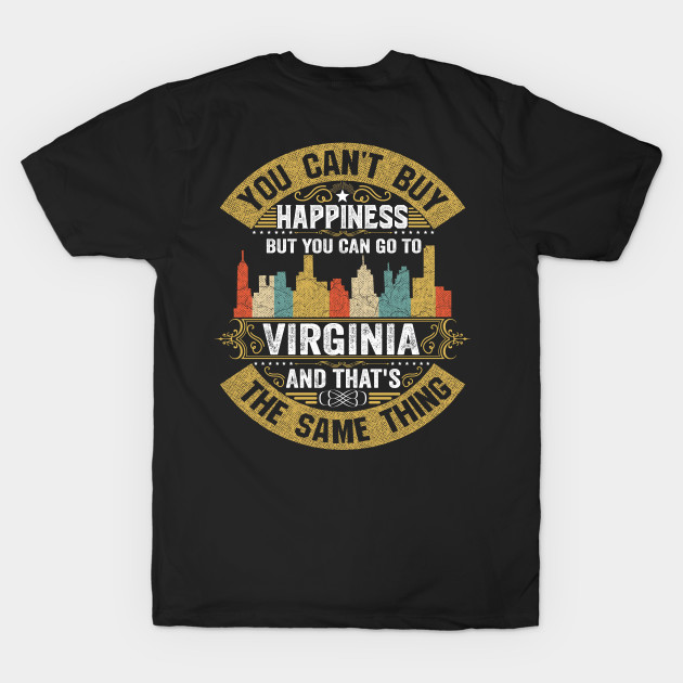 Virginia State Flag I Love Virginia Strong Native Virginia Home Map by BestSellerDesign